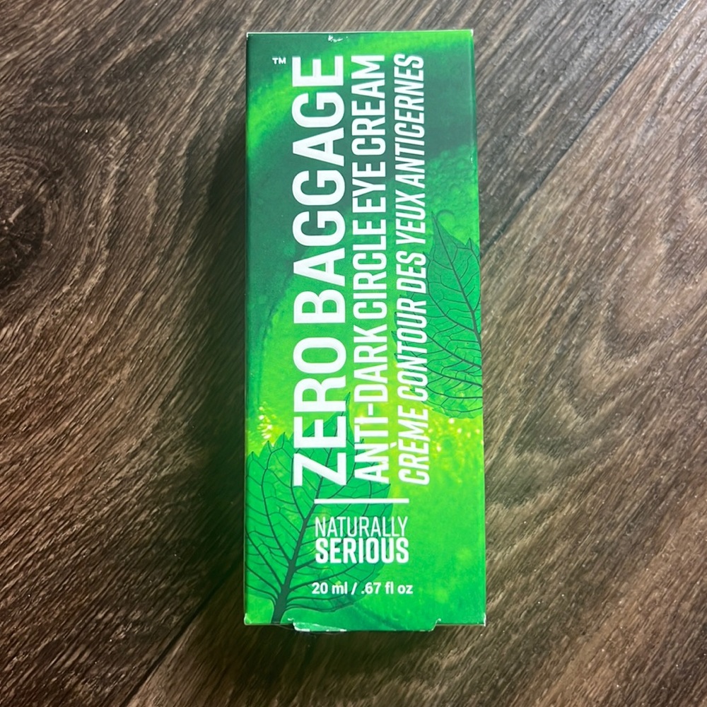 Naturally Serious Zero Baggage Eye Cream